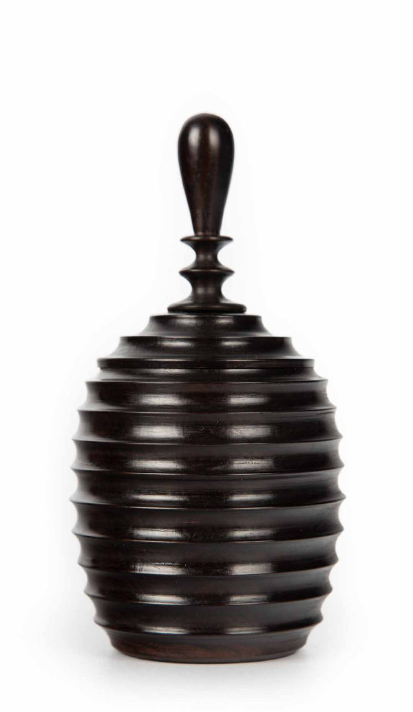 Turned Ebony Vessel