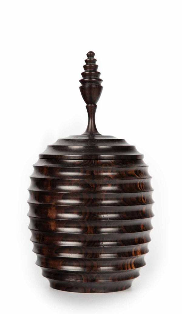 Turned Ebony Vessel