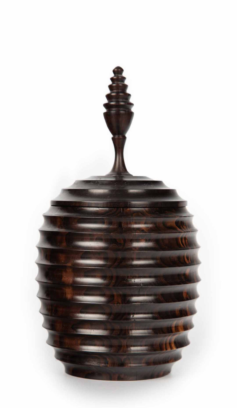 Turned Ebony Vessel
