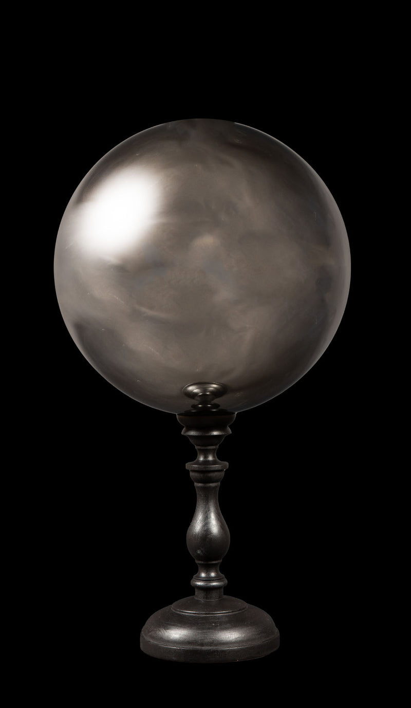 Mounted "Butler's Ball" or "Gazing Ball"- Discreet Gaze 18"