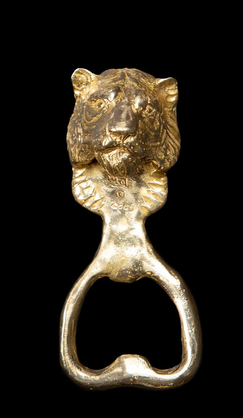 Brass Tiger Bottle Opener