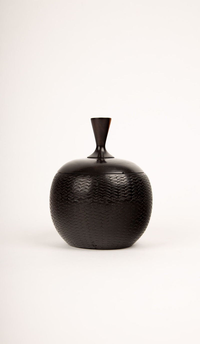 Turned Ebony Vessel
