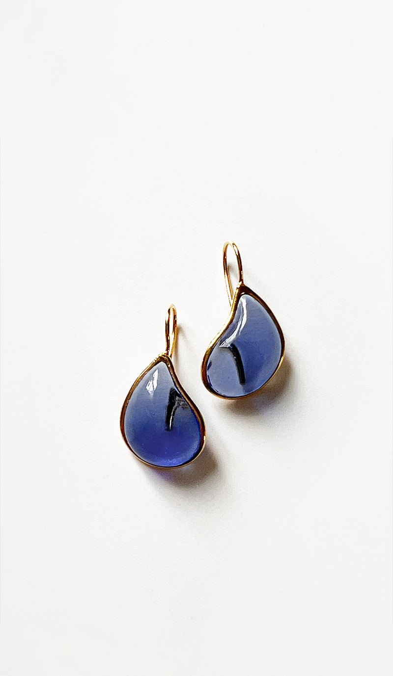 Loulou de la Falaise Teardrop Earrings, Mykonos