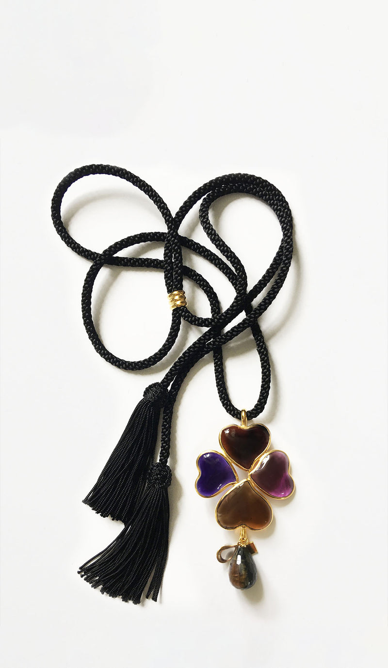 Clover Pendant on a Cord