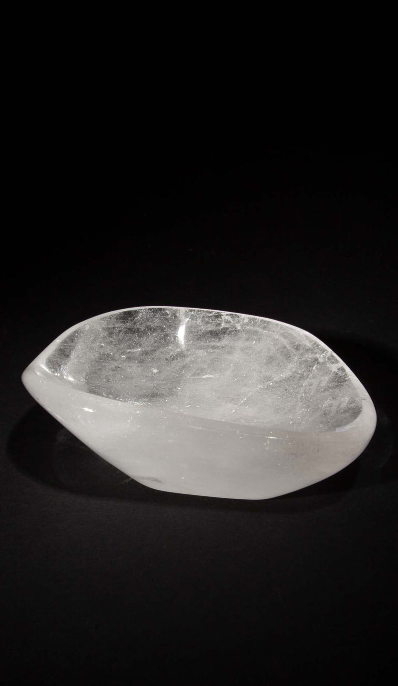 Rock Crystal Vide Poche, 6"