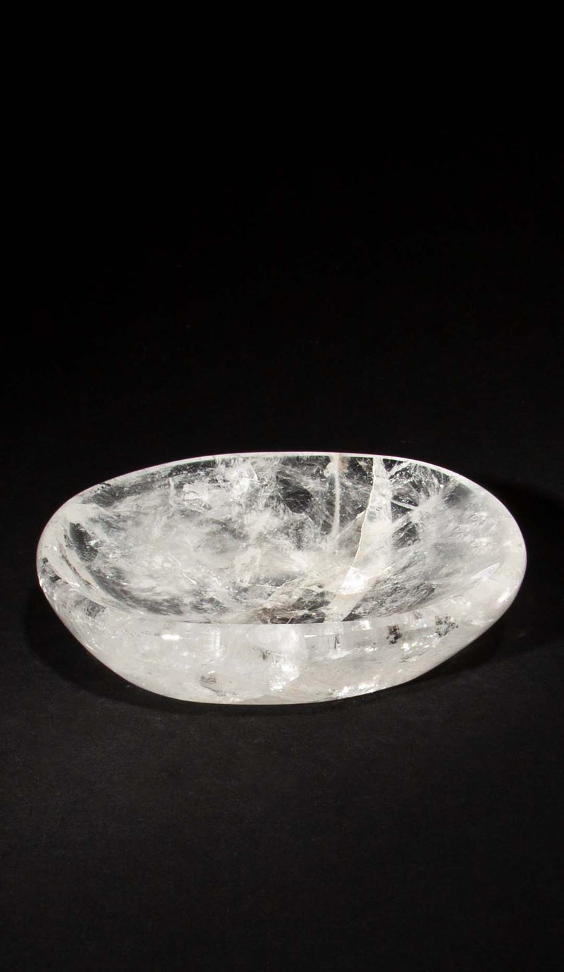 Rock Crystal Vide Poche, 4.5"
