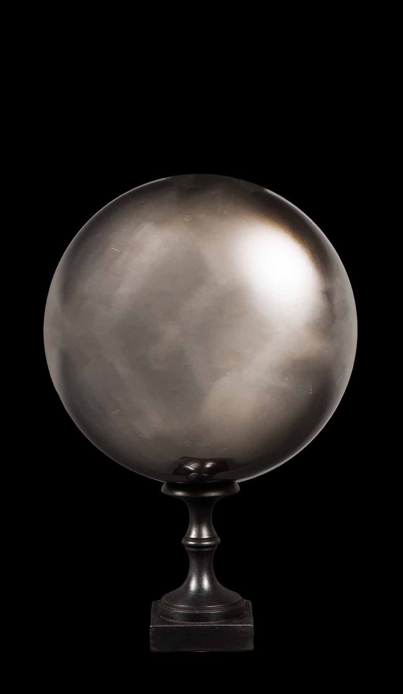 Mounted "Butler's Ball" or "Gazing Ball"- Discreet Gaze 19"