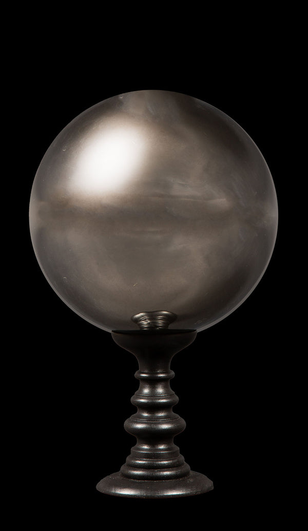 Mounted "Butler's Ball" or "Gazing Ball"- Discreet Gaze 10"