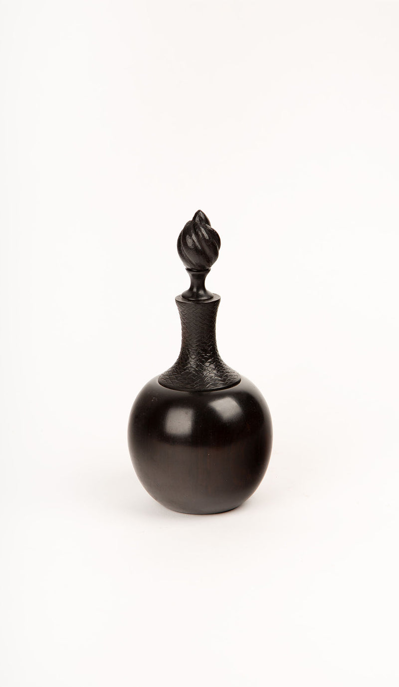 Turned Ebony Vessel