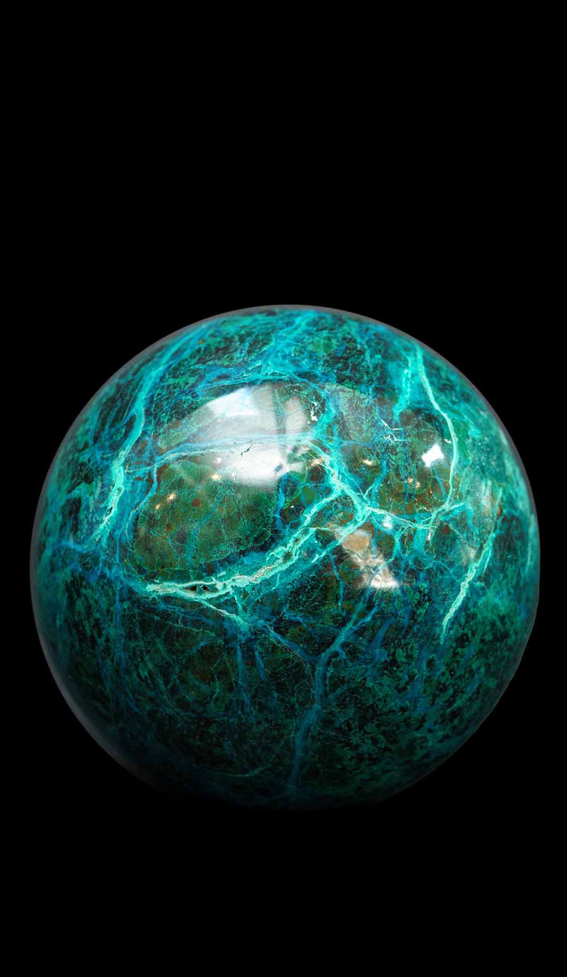 Chrysocolla Sphere