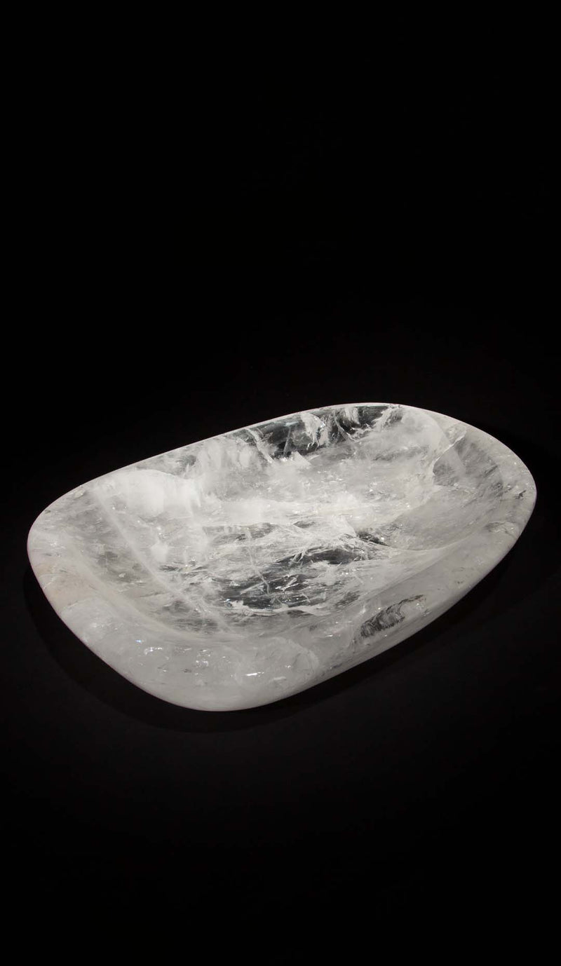 Rock Crystal Vide Poche, 11"