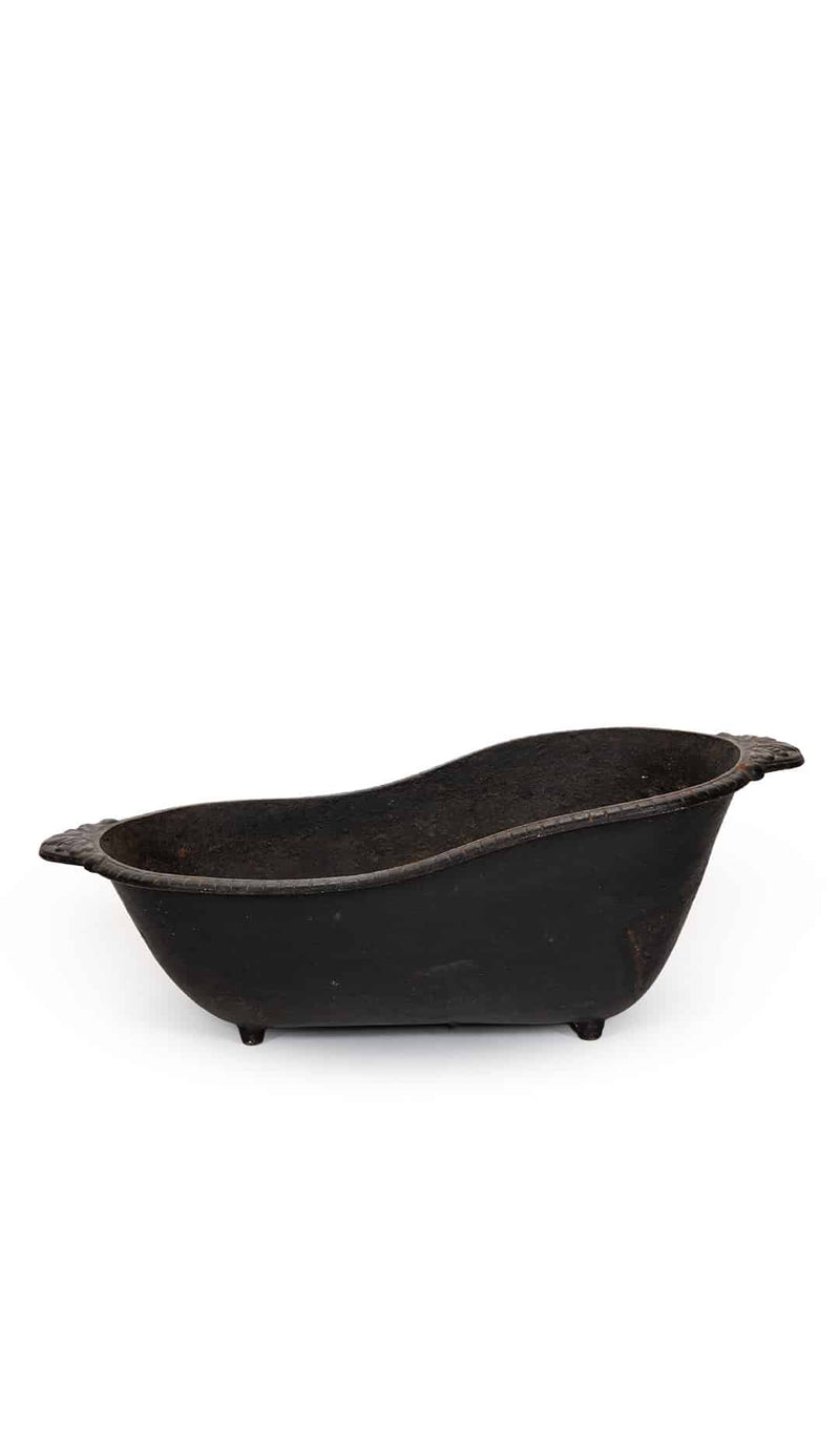 Rare Cast Iron Infant Bath, Late 19th–Early 20th Century