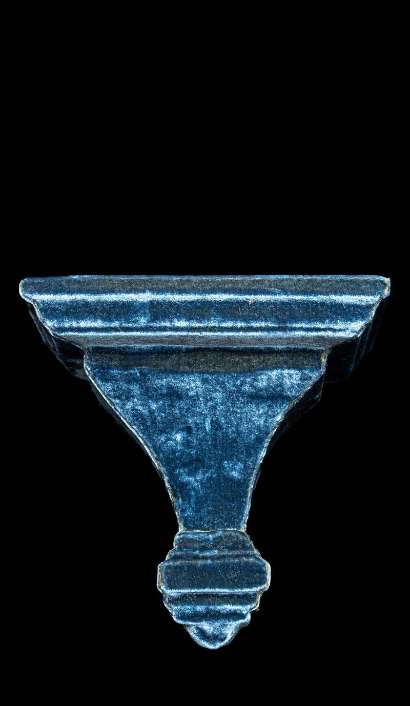 Velvet Small Wall Bracket, Blue