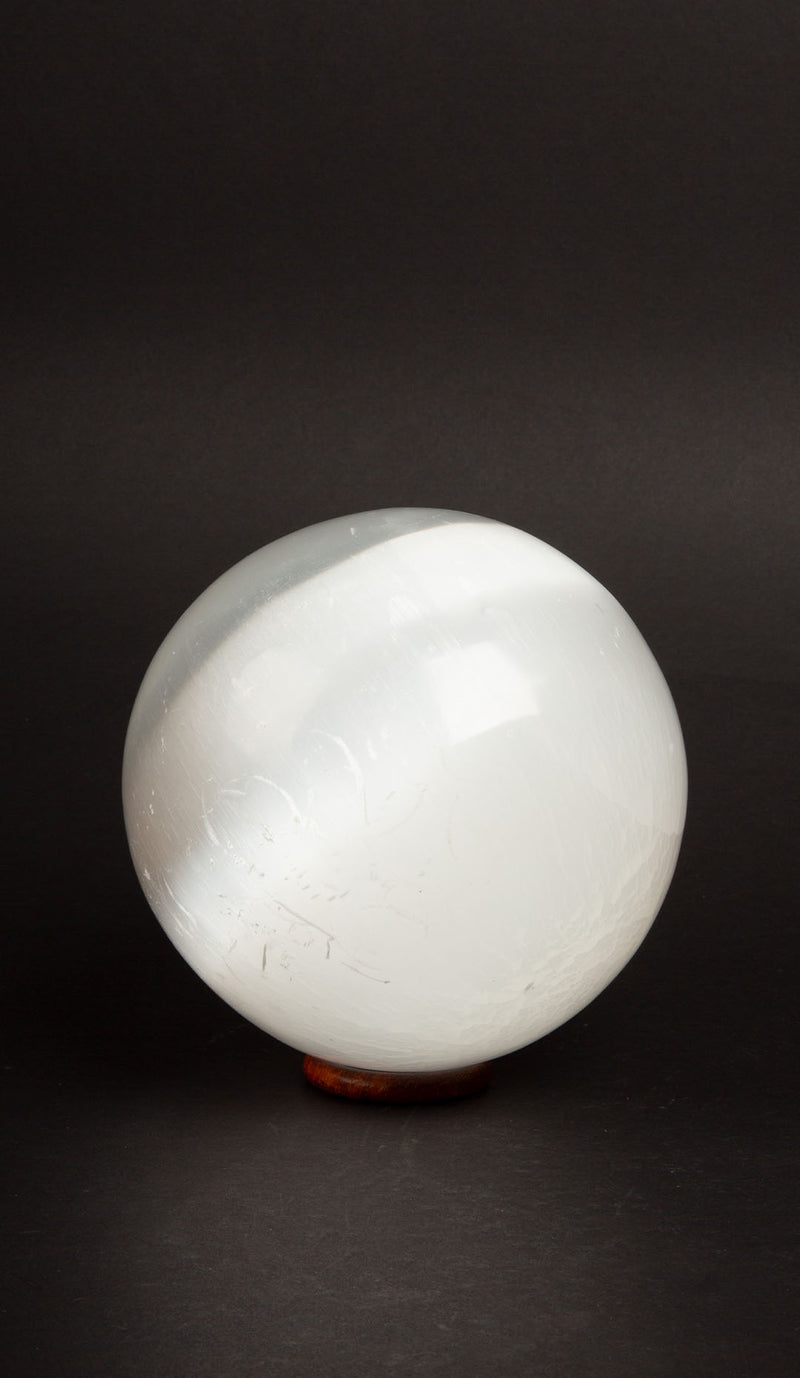 Selenite Sphere, Large