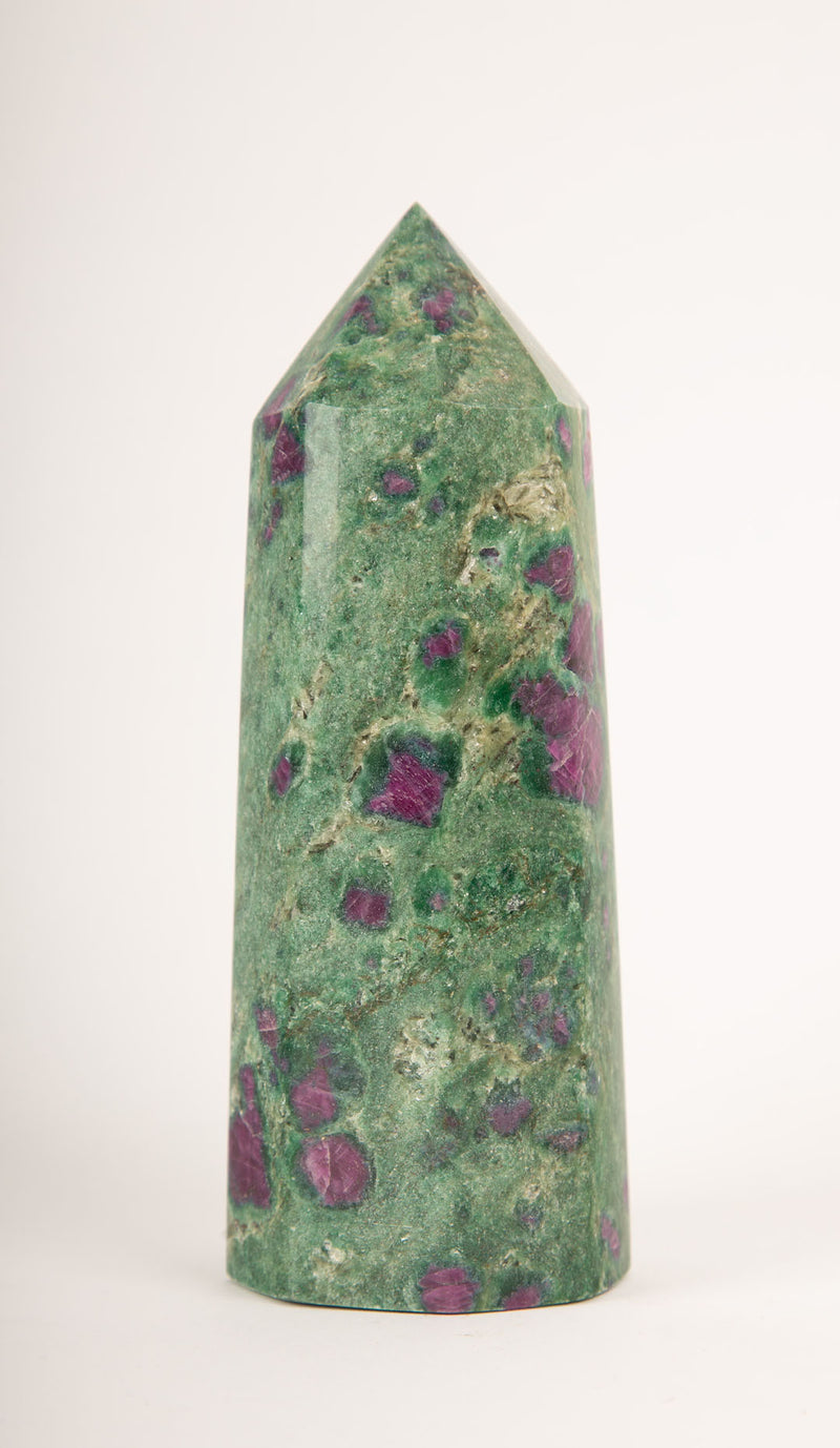 Ruby and Fuschite Point, 7.5"