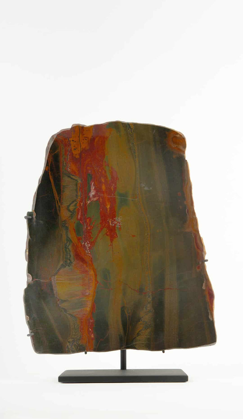 Elemental Flow: Mounted Tiger Eye Jasper Slice