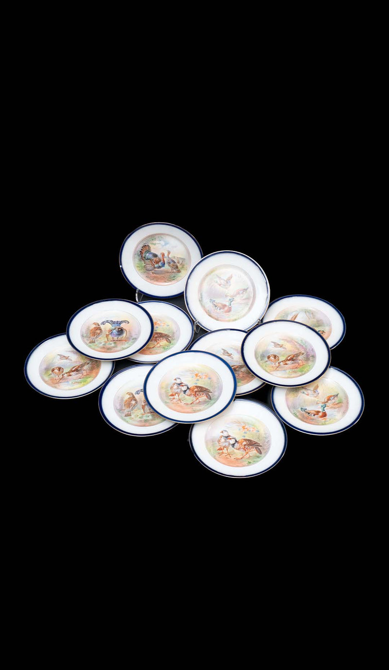Limoges Game Bird Plates