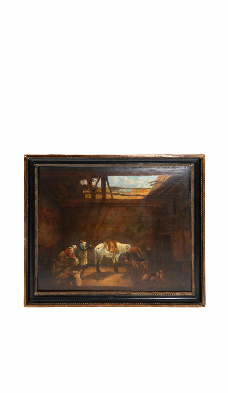 Interior Stables of Maecenas at Tivoli (Workshop of Jean-François Legillon)