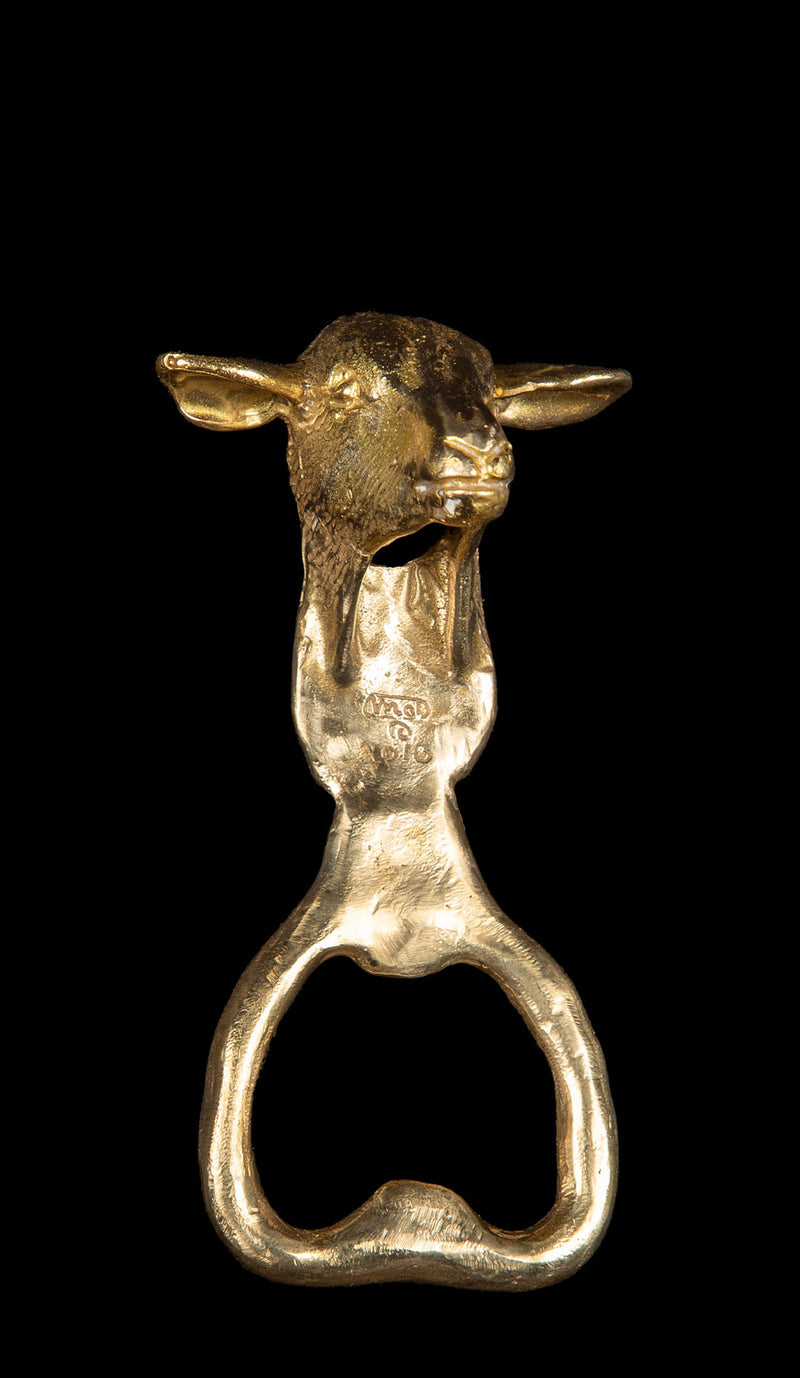 Brass Goat Bottle Opener