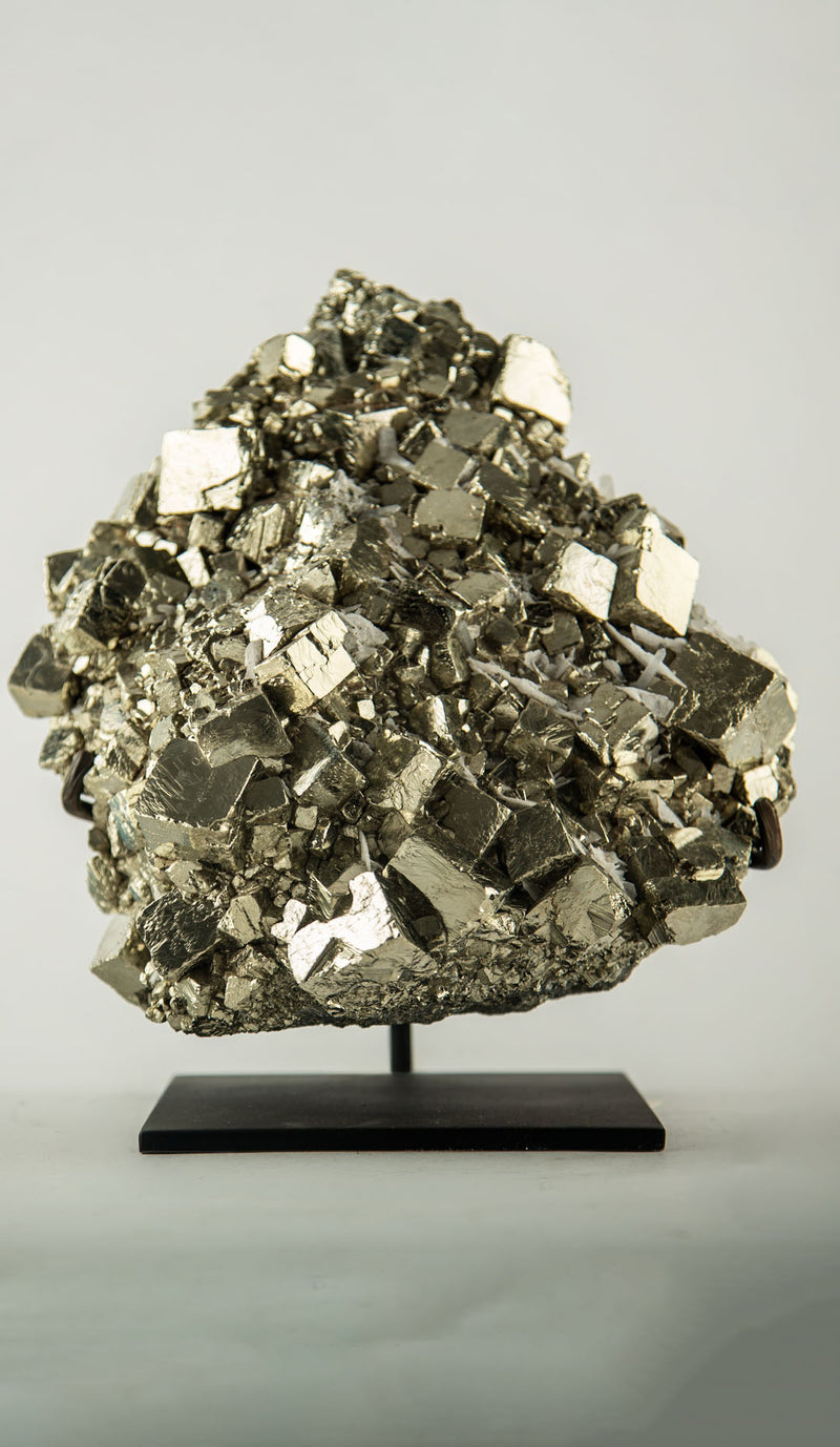 Extra Large Mounted Pyrite Specimen