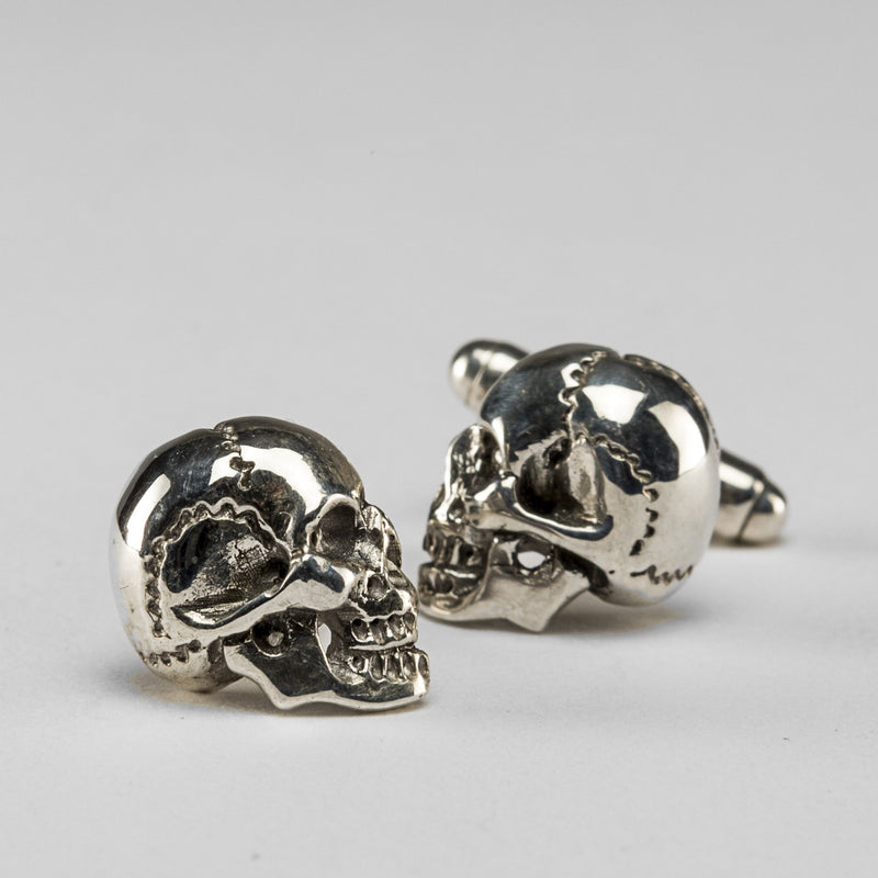 Silver Skull Cufflinks