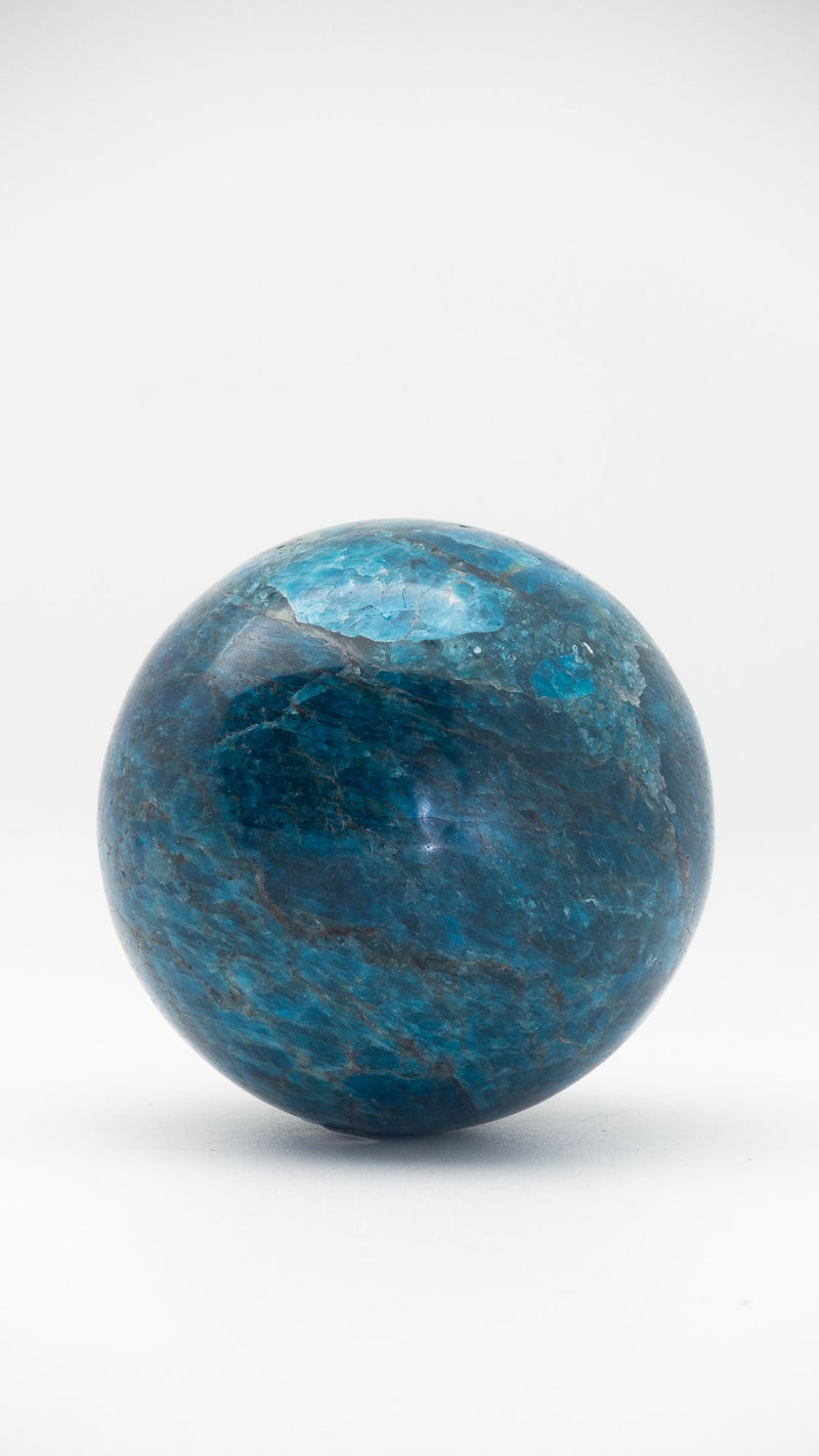 Blue Apatite Sphere 3.5"