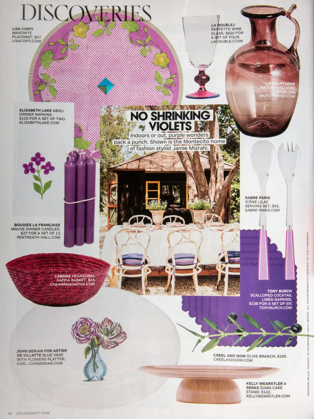 Architectural Digest | Discoveries - No Shrinking Violets