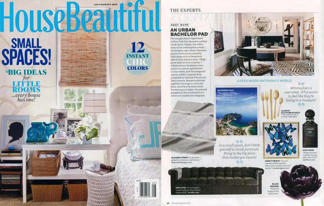 July/August 2015 "Every room needs a touch of nature."
