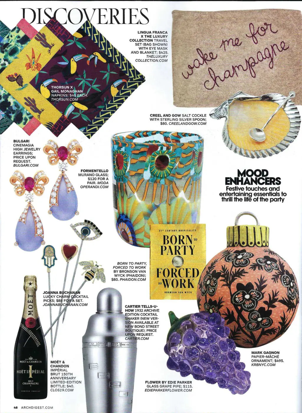 Festive Touches and entertaining essentials to thrill the life of the party.