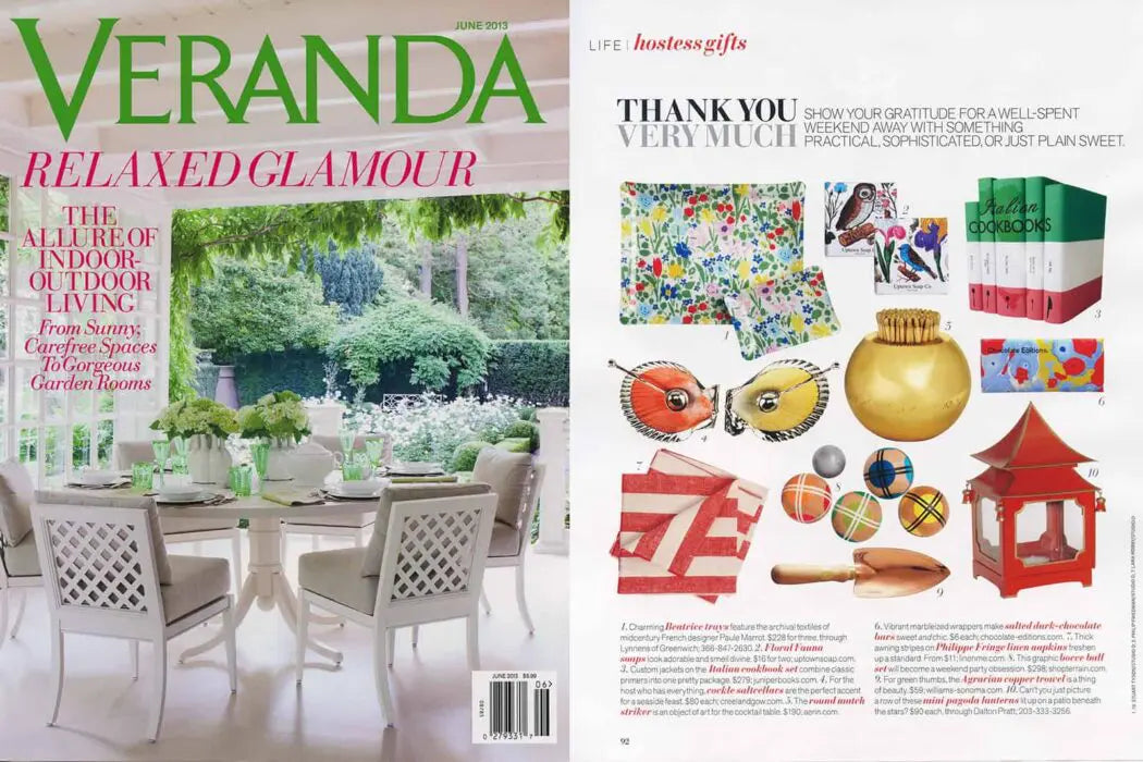 June, 2013 "...perfect accent for a seaside feast."