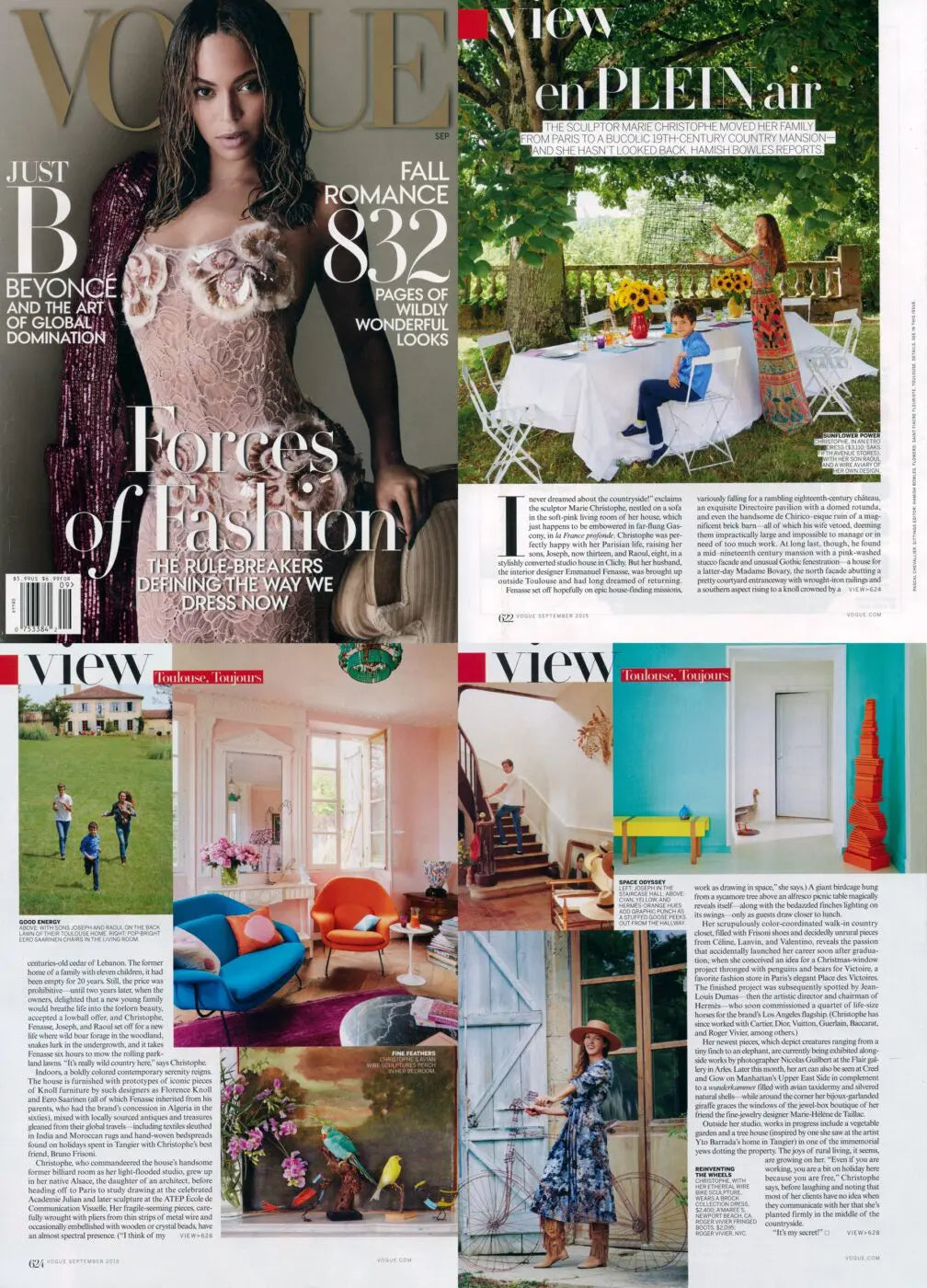 September 2015 "... her art can also be seen at Creel and Gow in Manhattan..."
