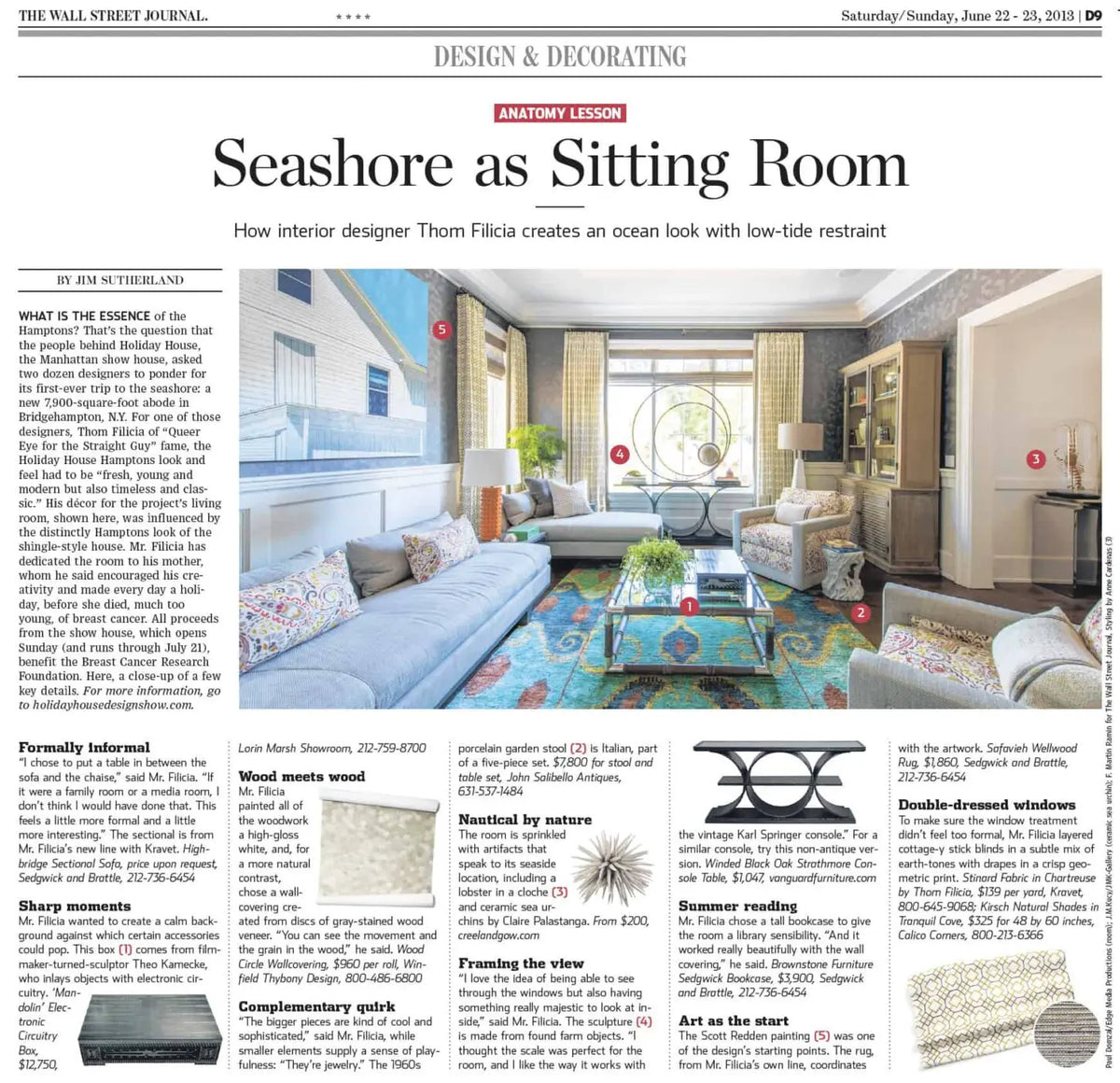 June 22, 2013 "Seashore as Sitting Room"