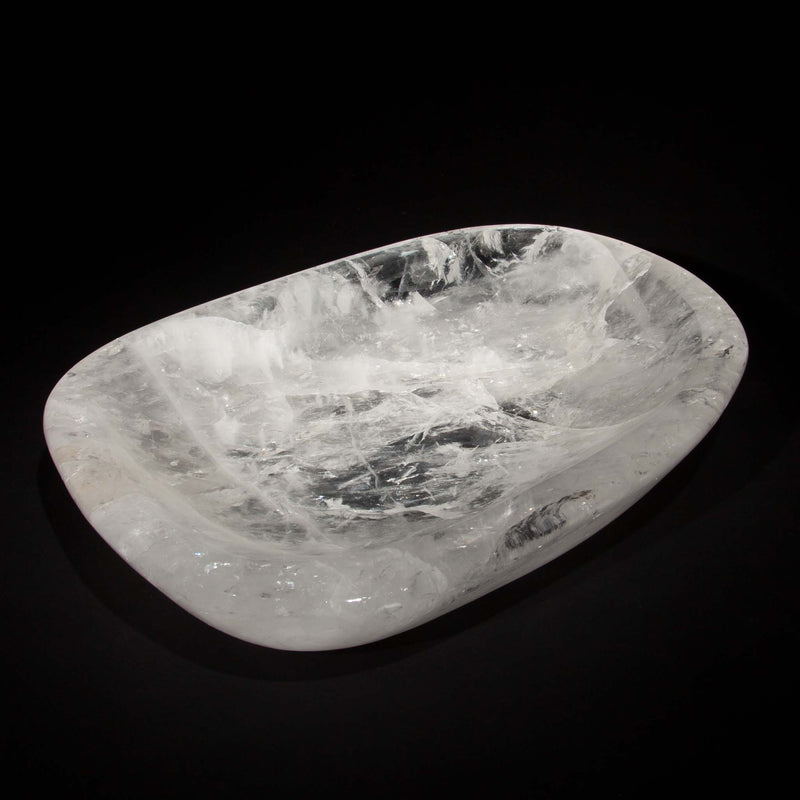 Rock Crystal Vide Poche, 11"