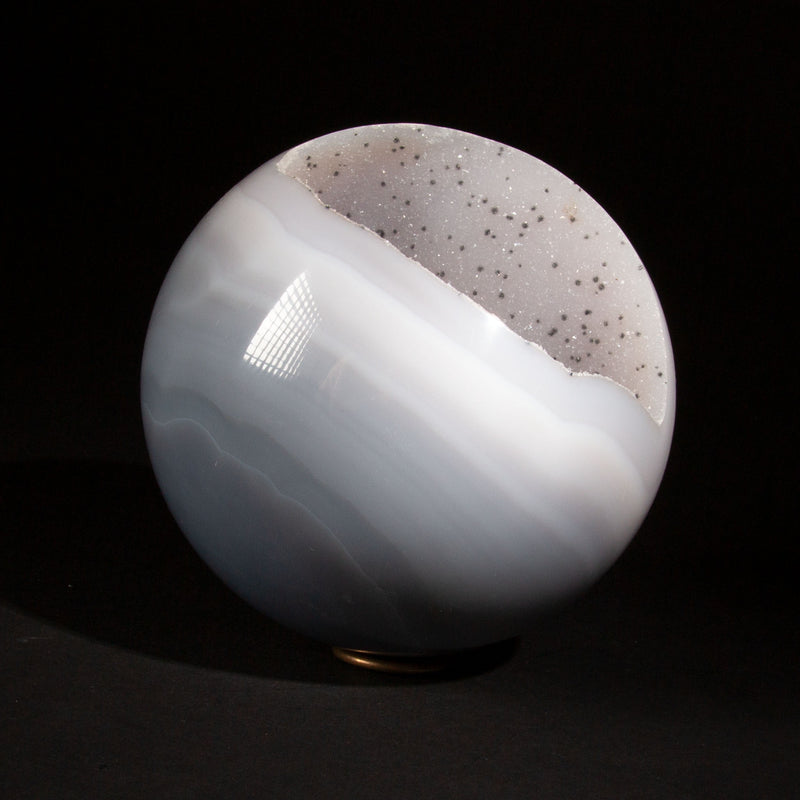 Agate Geode Sphere, 5.5"