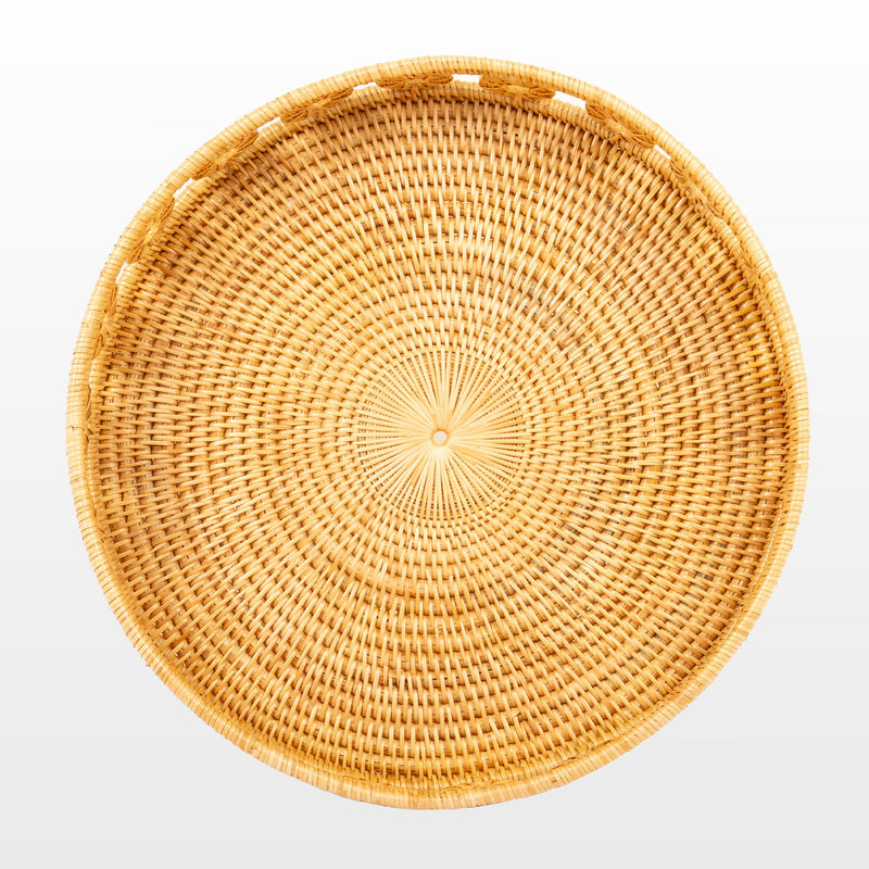 Rattan Ring Round Tray
