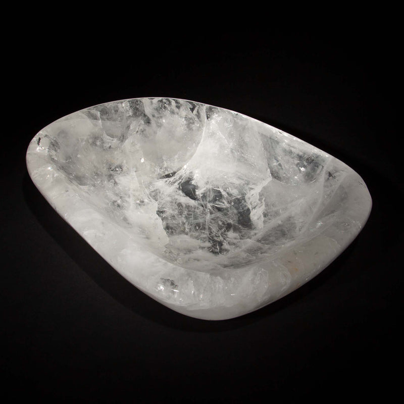 Rock Crystal Vide Poche, 11"