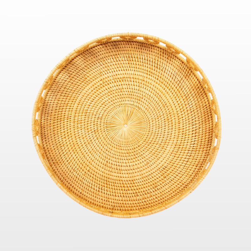 Rattan Ring Round Tray