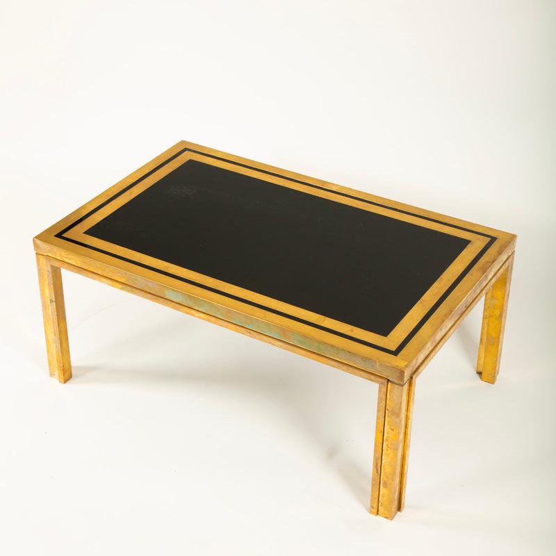 Reflections in Brass: Italian 1970s Brass Liwan's Rome Coffee Table