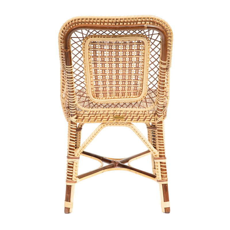 Brown Marshan Rattan Armchair by Creel and Gow