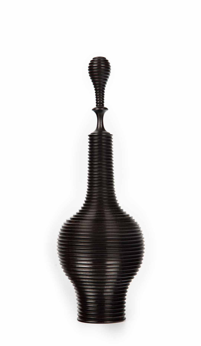 Turned Ebony Vessel