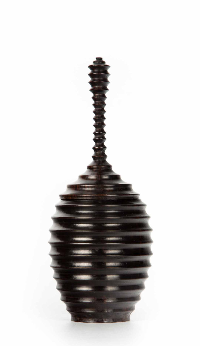 Turned Ebony Vessel