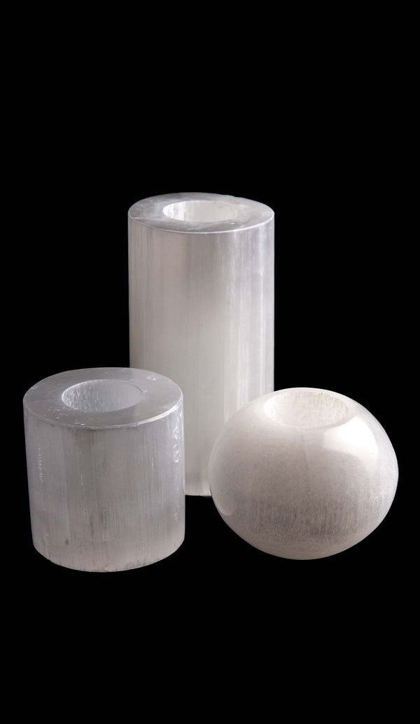 Selenite Votive