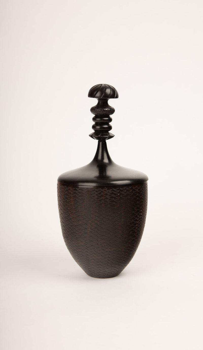 Turned Ebony Vessel