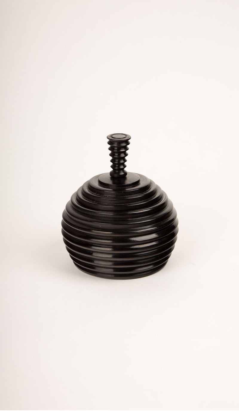 Turned Ebony Vessel