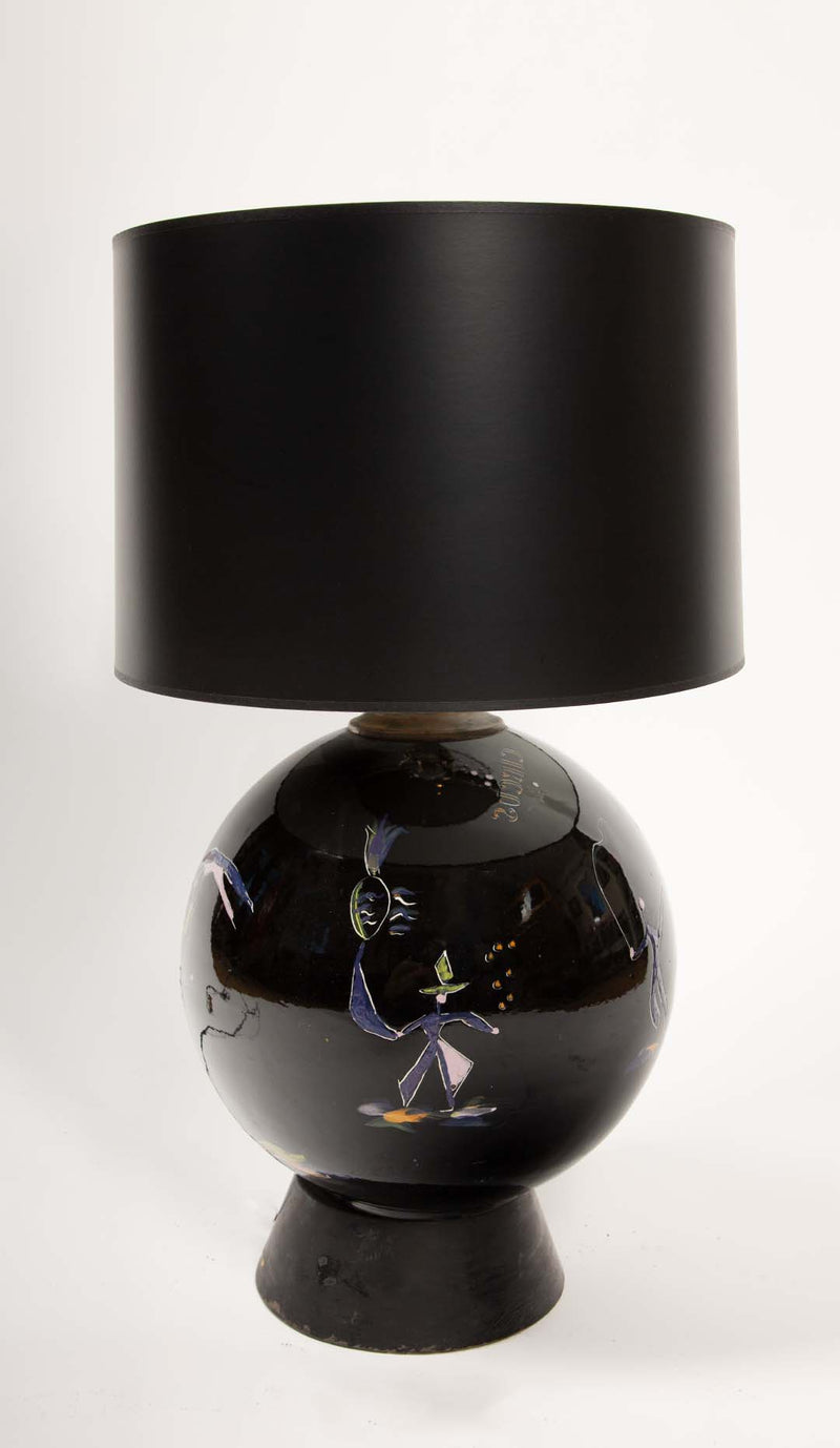Ceramic Circus Lamp