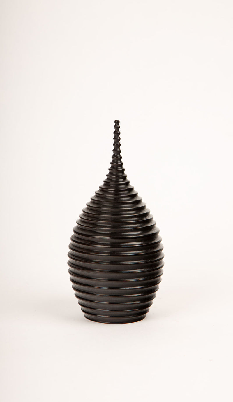 Turned Ebony Vessel