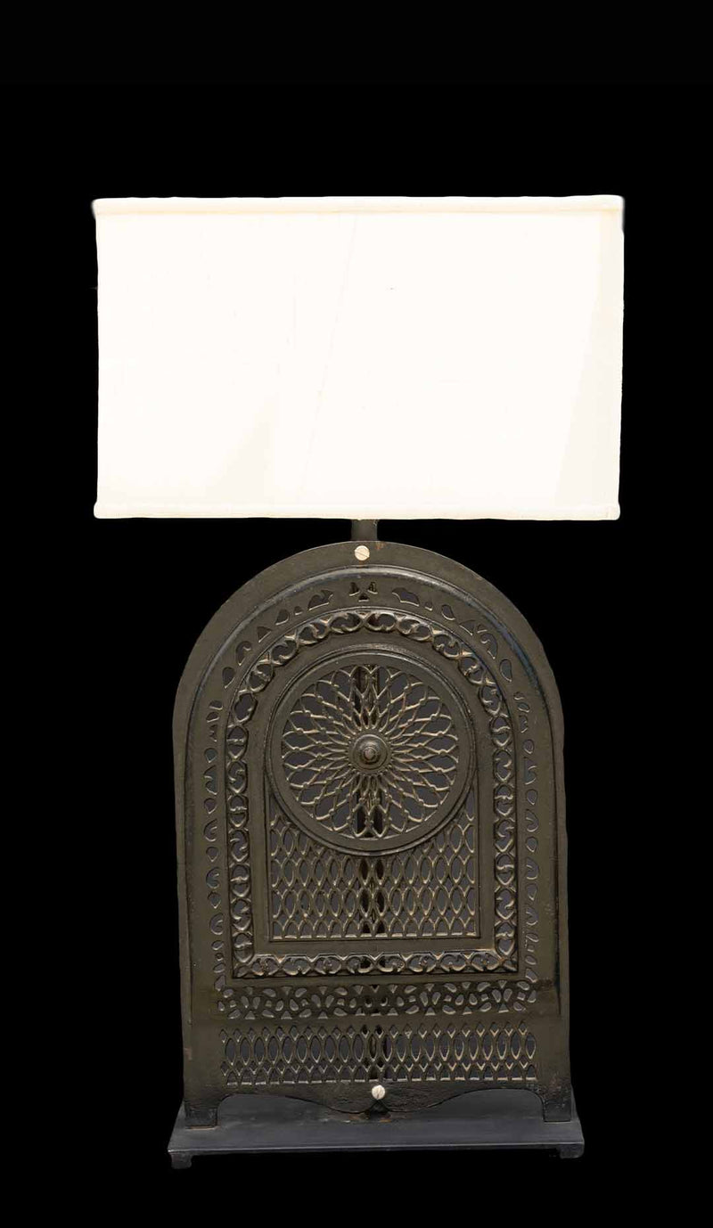 Antique Fireplace Gate Lamp