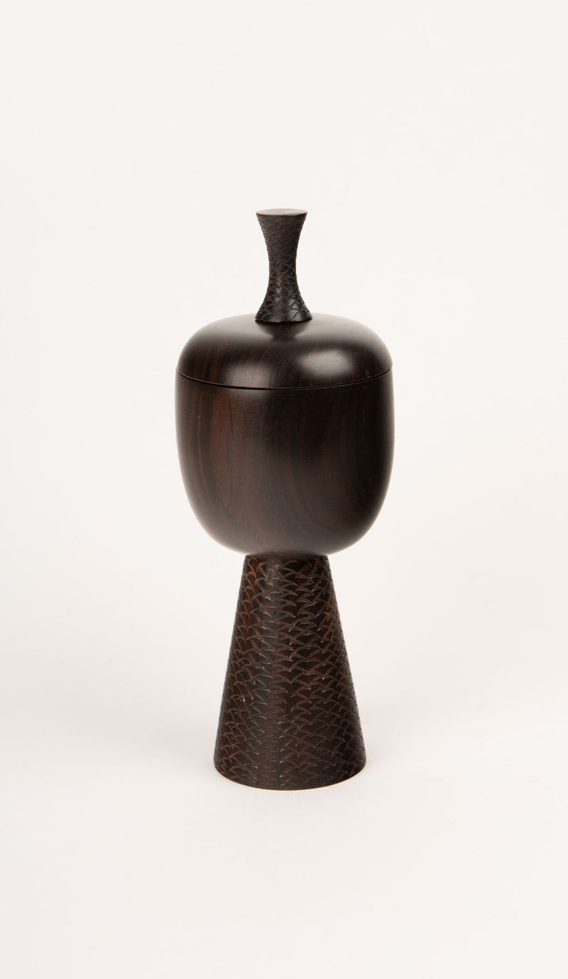 Turned Ebony Vessel