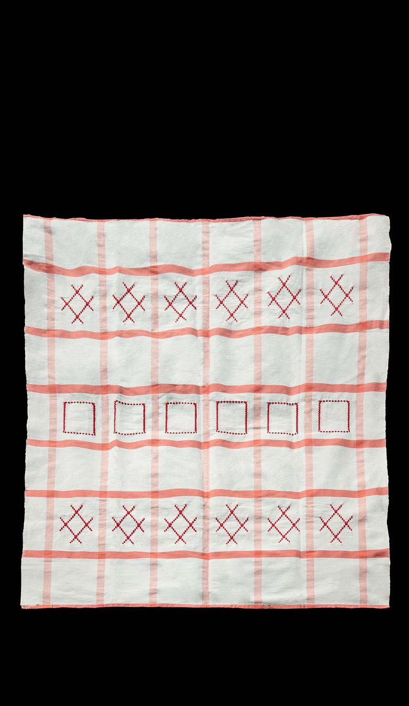 Tablecloth, Coral Check