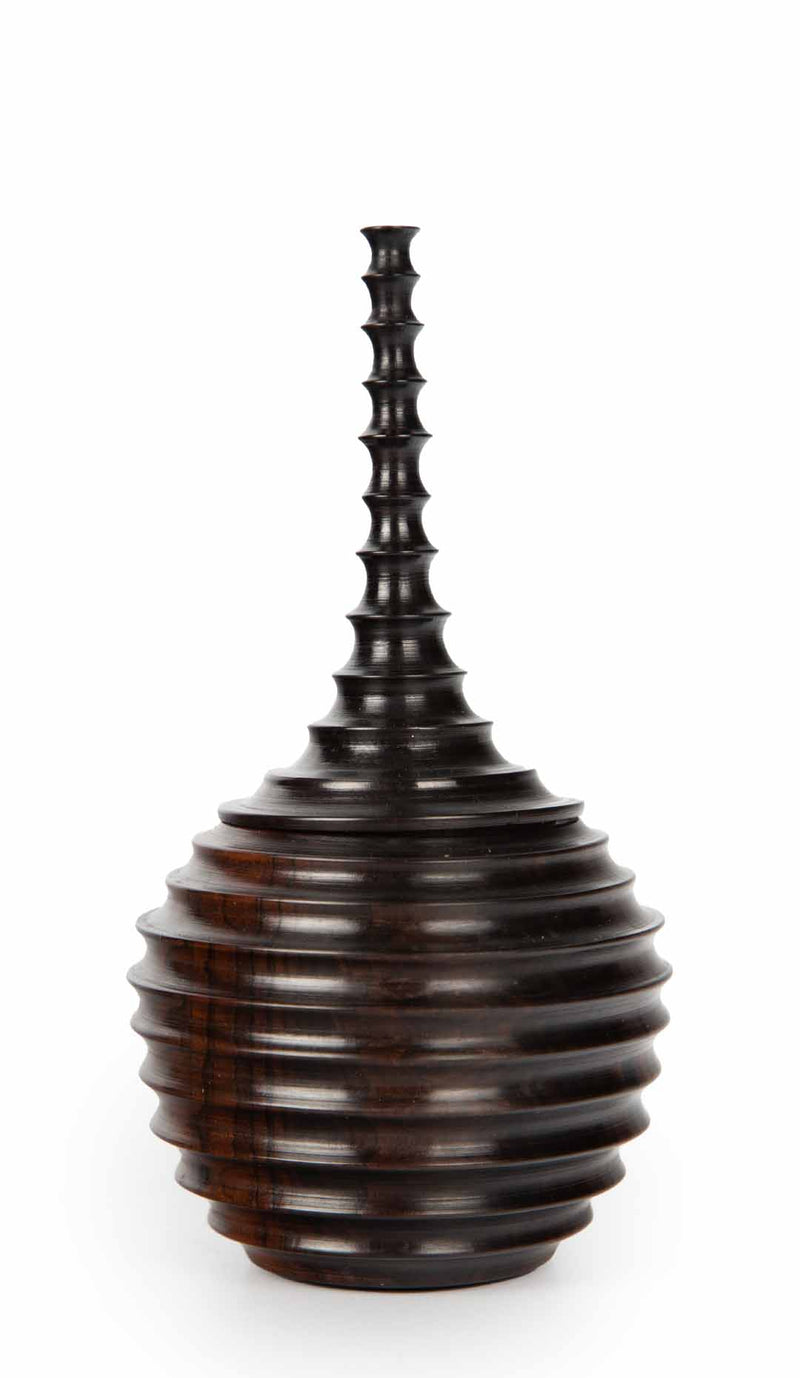 Turned Ebony Vessel